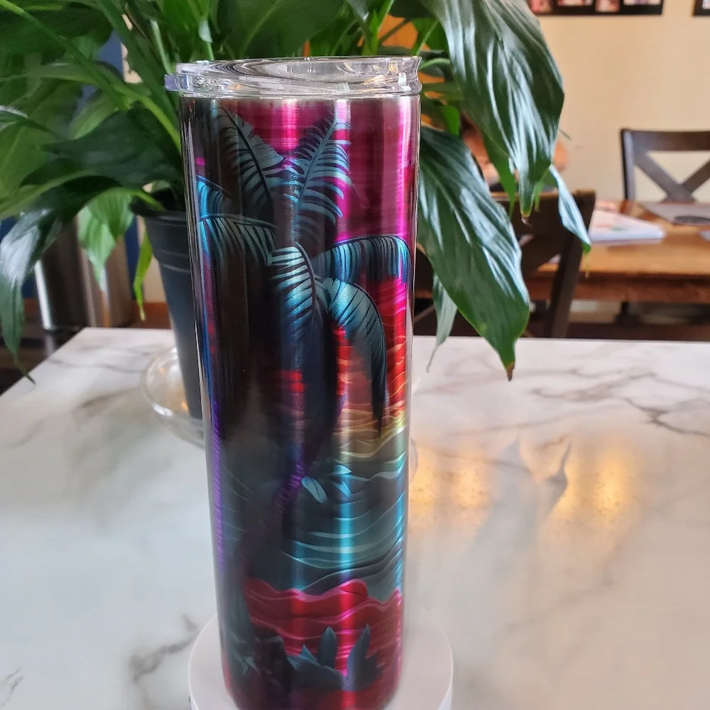 3D Art Palm Trees 30oz Tumbler 🎉sale